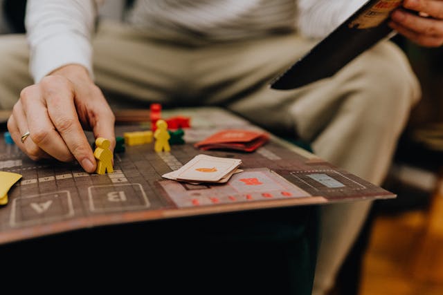 How do board games help in recovery